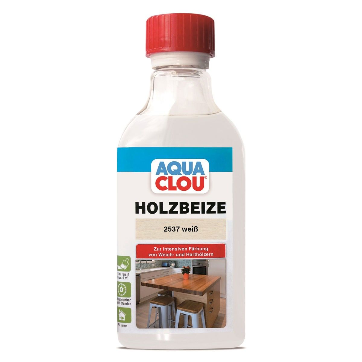 Clou B11 Aqua Holzbeize weiß 250 ml