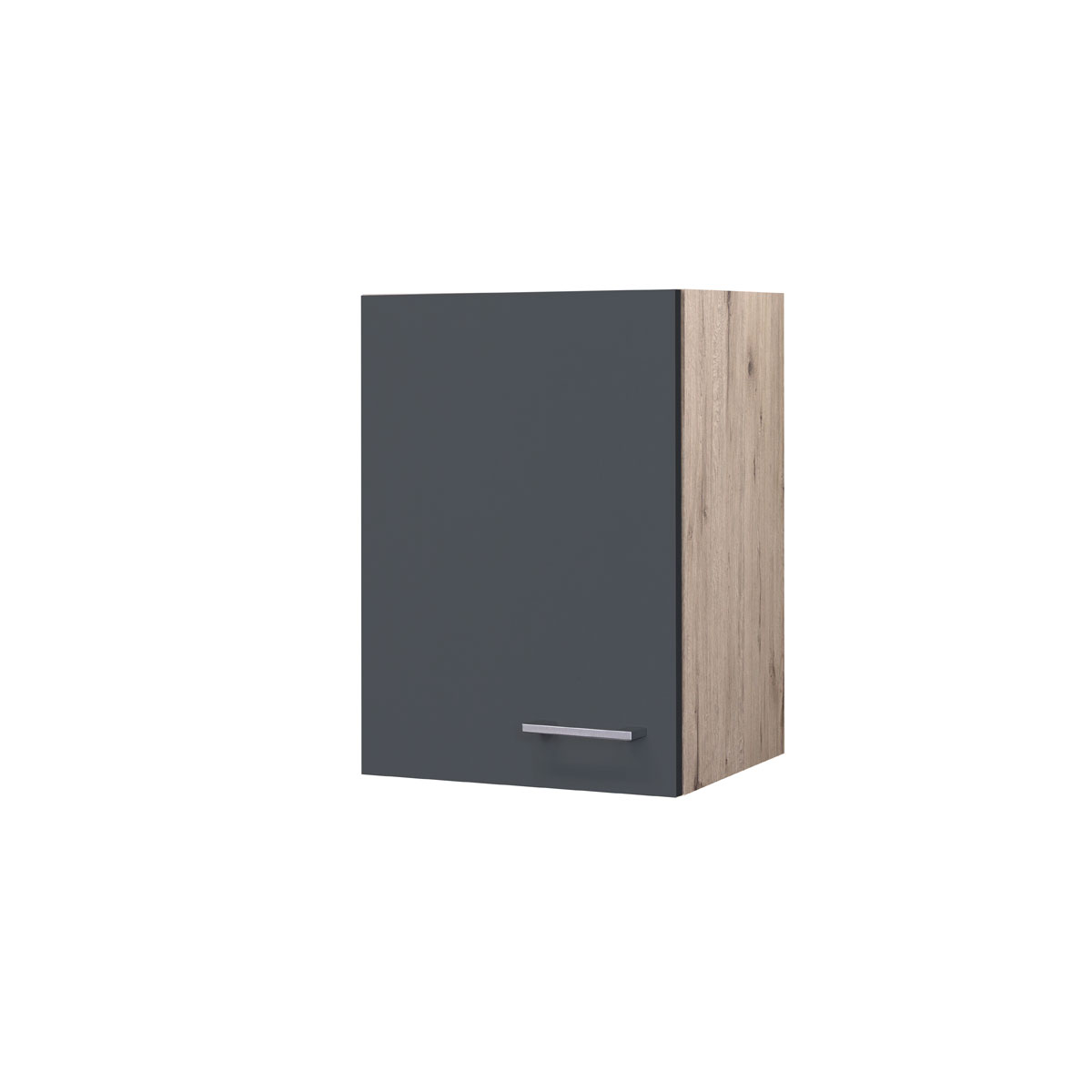 Flex-Well Küchenoberschrank „Tiago“, 40x54,8x32 cm, basaltgrau/San Remo Eiche