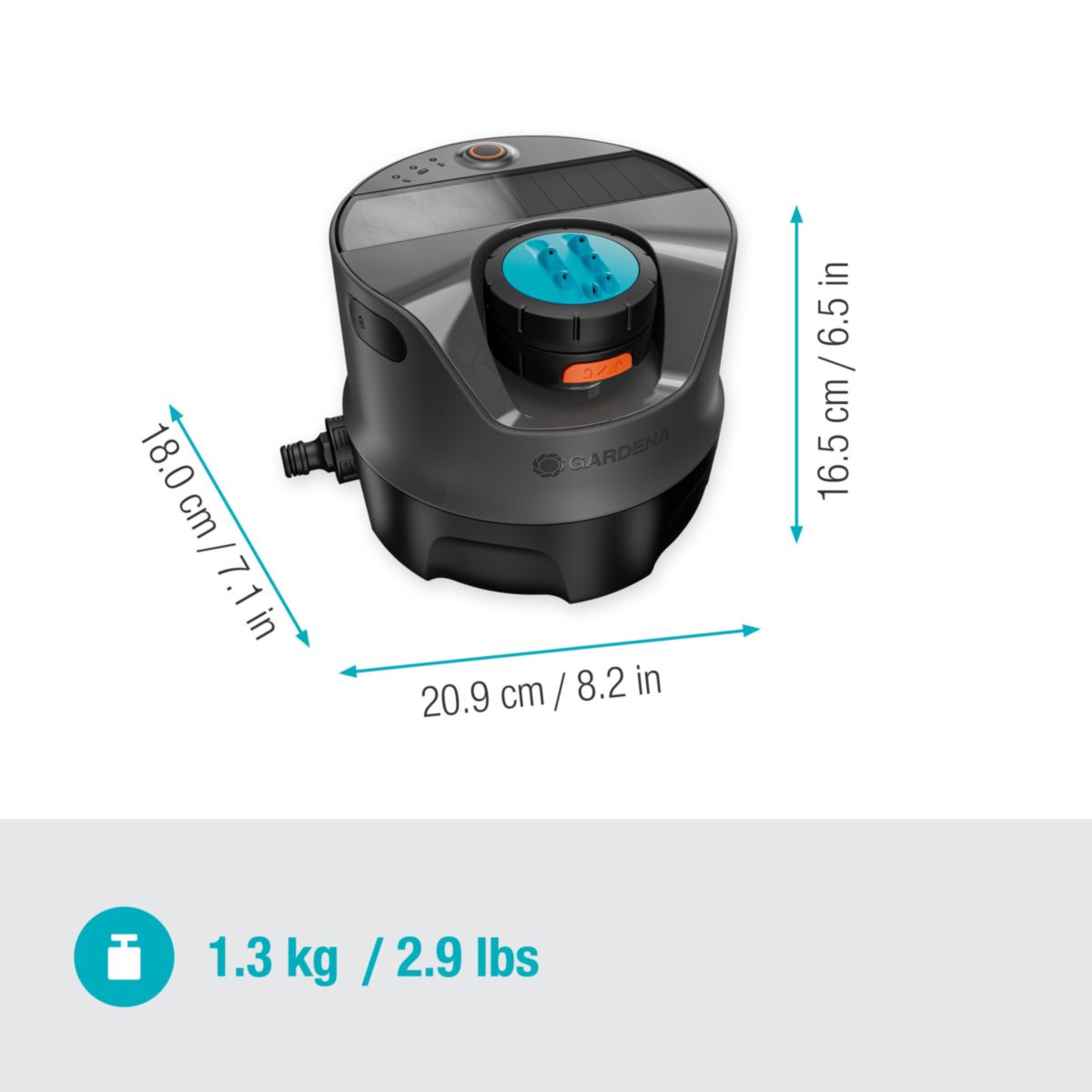 Gardena Bewässerungssystem AquaPrecise solar Bild 4