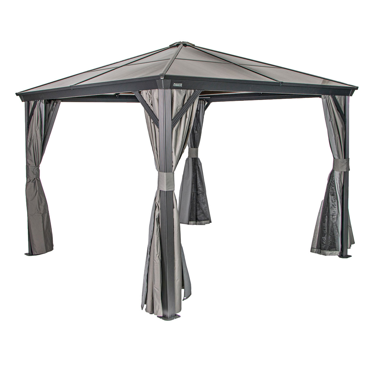 Sojag Pavillon Verona 1010 inkl. Moskitonetz 298,3x298,3x261cm Anthrazit Bild 2