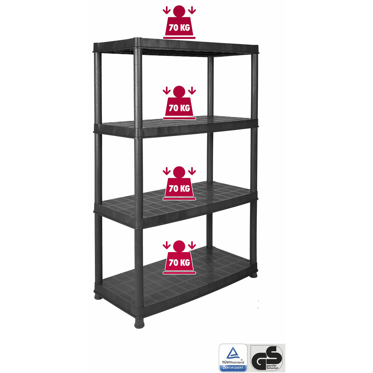 Kunststoff-Schwerlastregal Bild 2