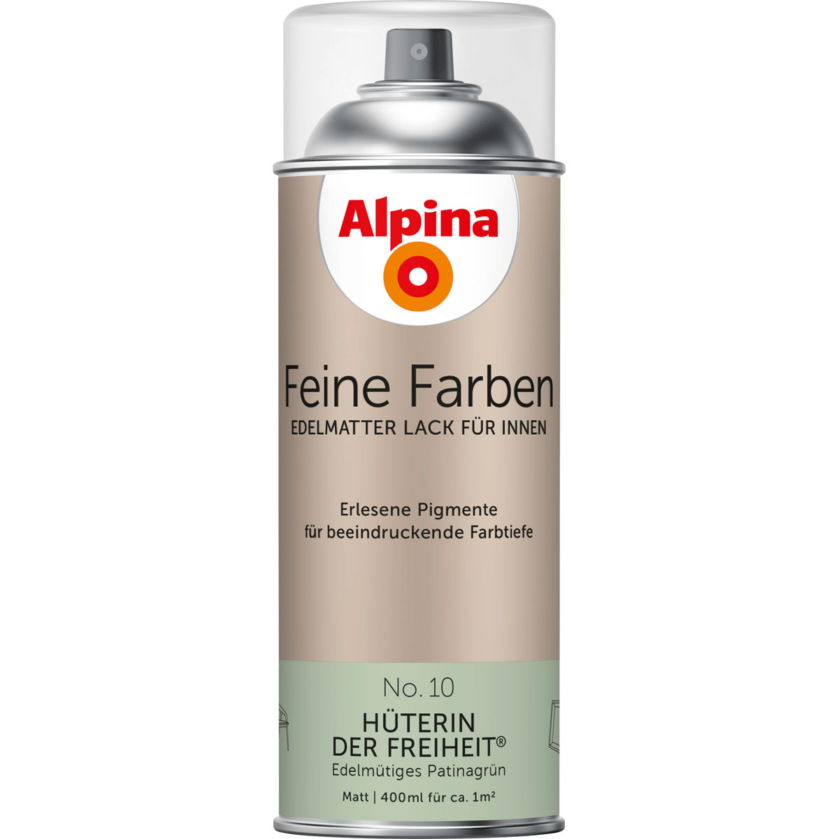 Alpina Buntlack Feine Farben Sprühlack No 10 Hüterin der Freiheit edelmatt 400ml