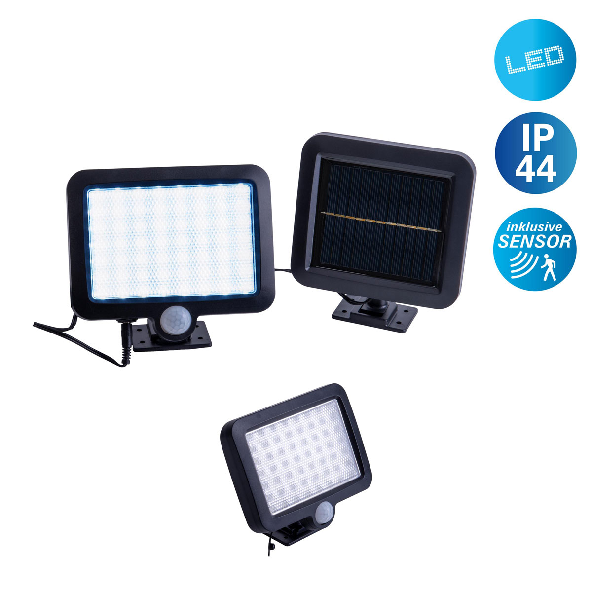 näve  LED-Solar-Außenwandleuchte Pepe 2er Set Bild 2