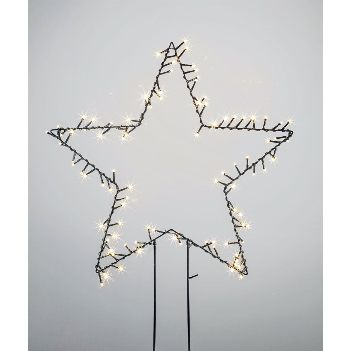 Ambientis Gartenstecker Stern 100 LEDs Außen batteriebetrieben Bild 2