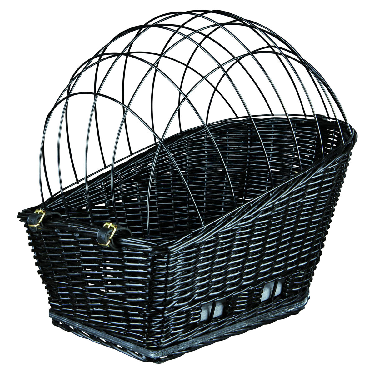 Trixie  Dog Fahrradkorb mit Gitter schwarz 35×49×55 cm