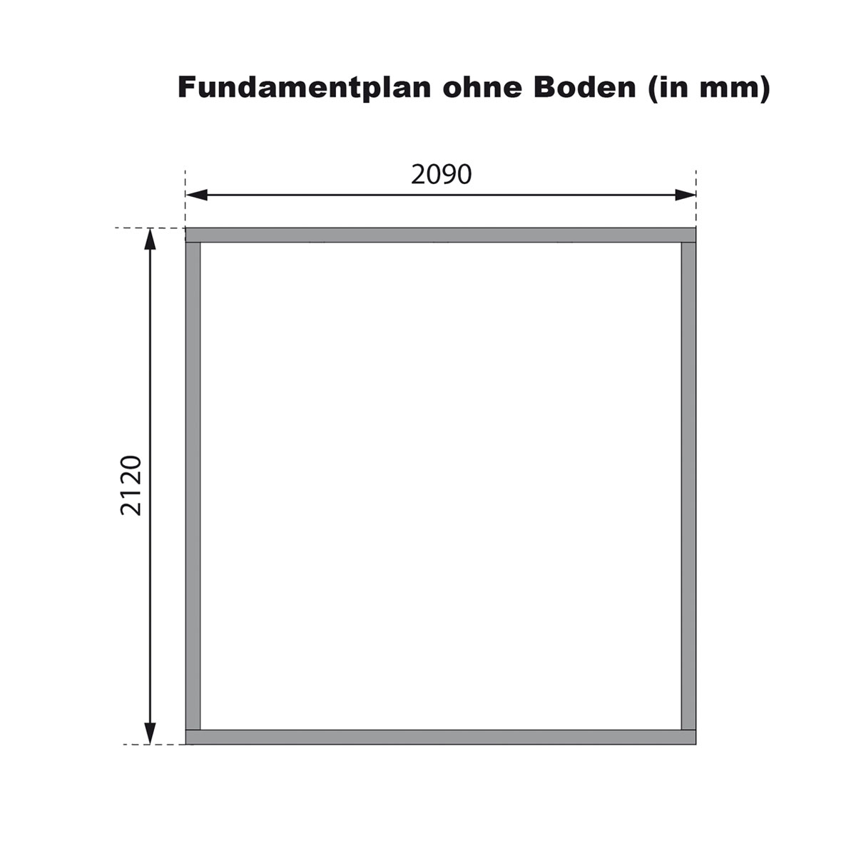 Gartenhaus "Jupiter A" naturbelassen / anthrazit Bild 10