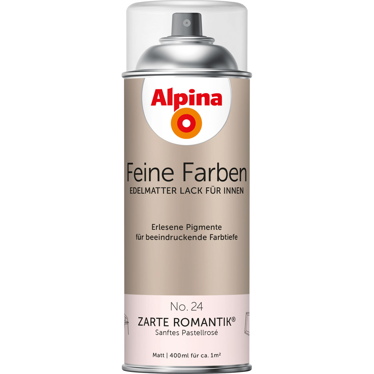 Alpina Buntlack Feine Farben Sprühlack No 24 Zarte Romantik edelmatt 400ml
