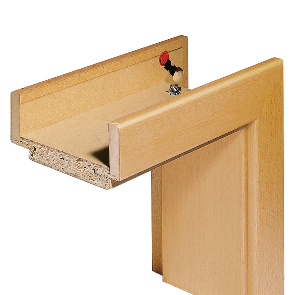 Borne Komplett-Zarge 198,5 x 61 x 14 cm CPL braun links Borne Komplett-Zarge 198,5 x 61 x 14 cm CPL braun links