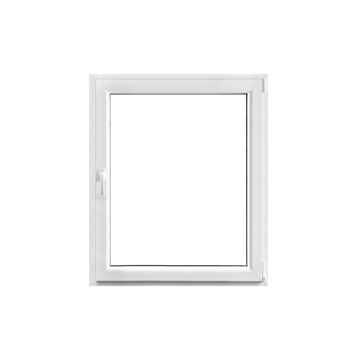 Wohnraumfenster Q 71 Premium Serie 3-Fach Verglasung 80 x 75 weiß DR