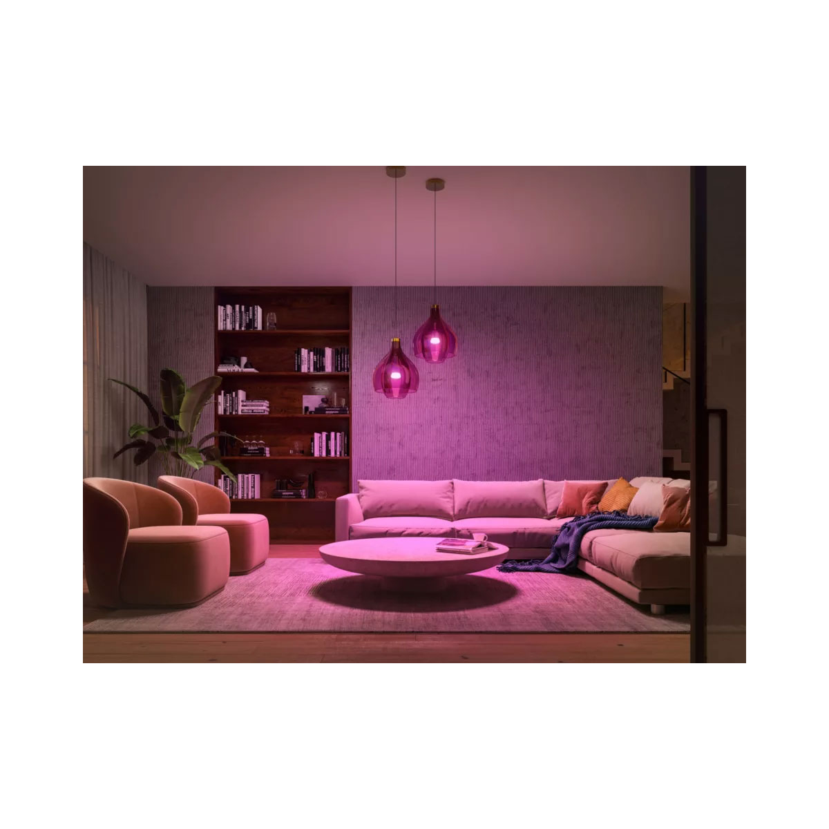 Philips Hue Starter-Set White und Color Ambiance 2 x LED-Lampe E27 Bridge Dimmschalter Smart Plug Bild 4