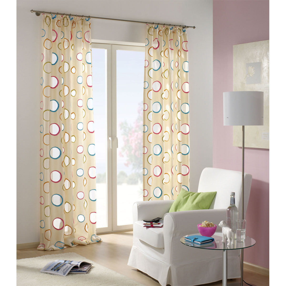 Gardinia Gardinenstange Memphis messing-antik Durchmesser 1,6 x 160 cm Bild 3