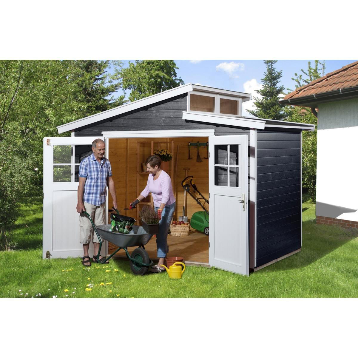 Weka Gartenhaus 226 schwarz