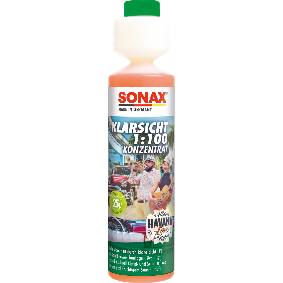 Sonax Scheibenreiniger Klarsicht Konzentrat 1:100 Havana 250 ml