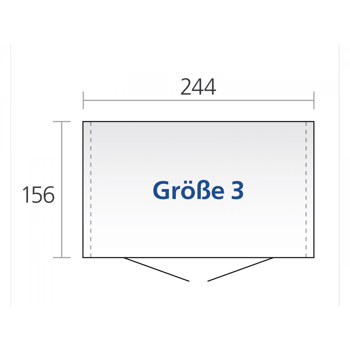 Biohort Gerätehaus Europa Größe 3 dunkelgrau-metallic Bild 4