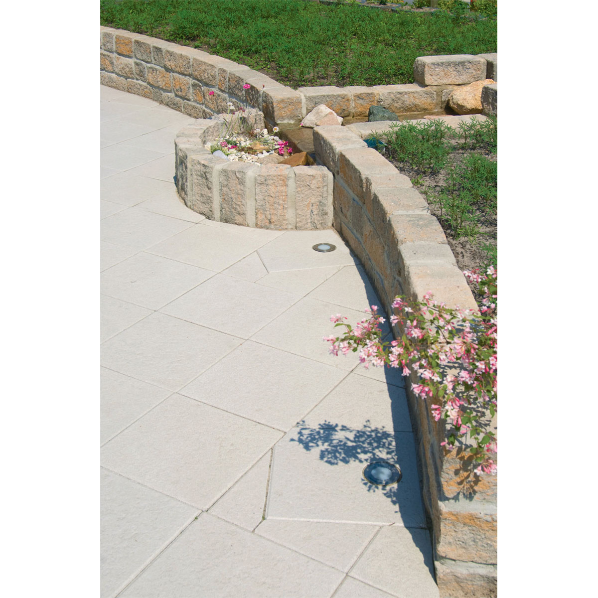 Diephaus  Mauerstein Cup Muschelkalk 40 x 10 x 10 cm PE3 Bild 2