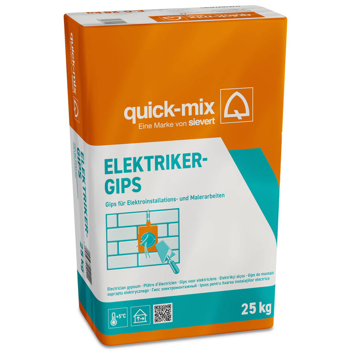 quick-mix Elektriker-Gips 25 kg quick-mix Elektriker-Gips 25 kg