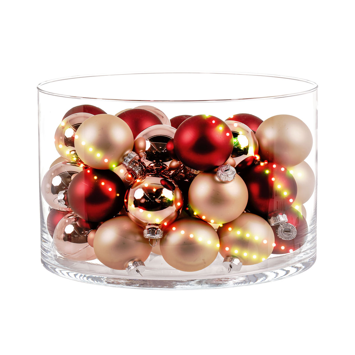 Ambientis Glaskugeln 3 cm braun champagner Mix Bild 7