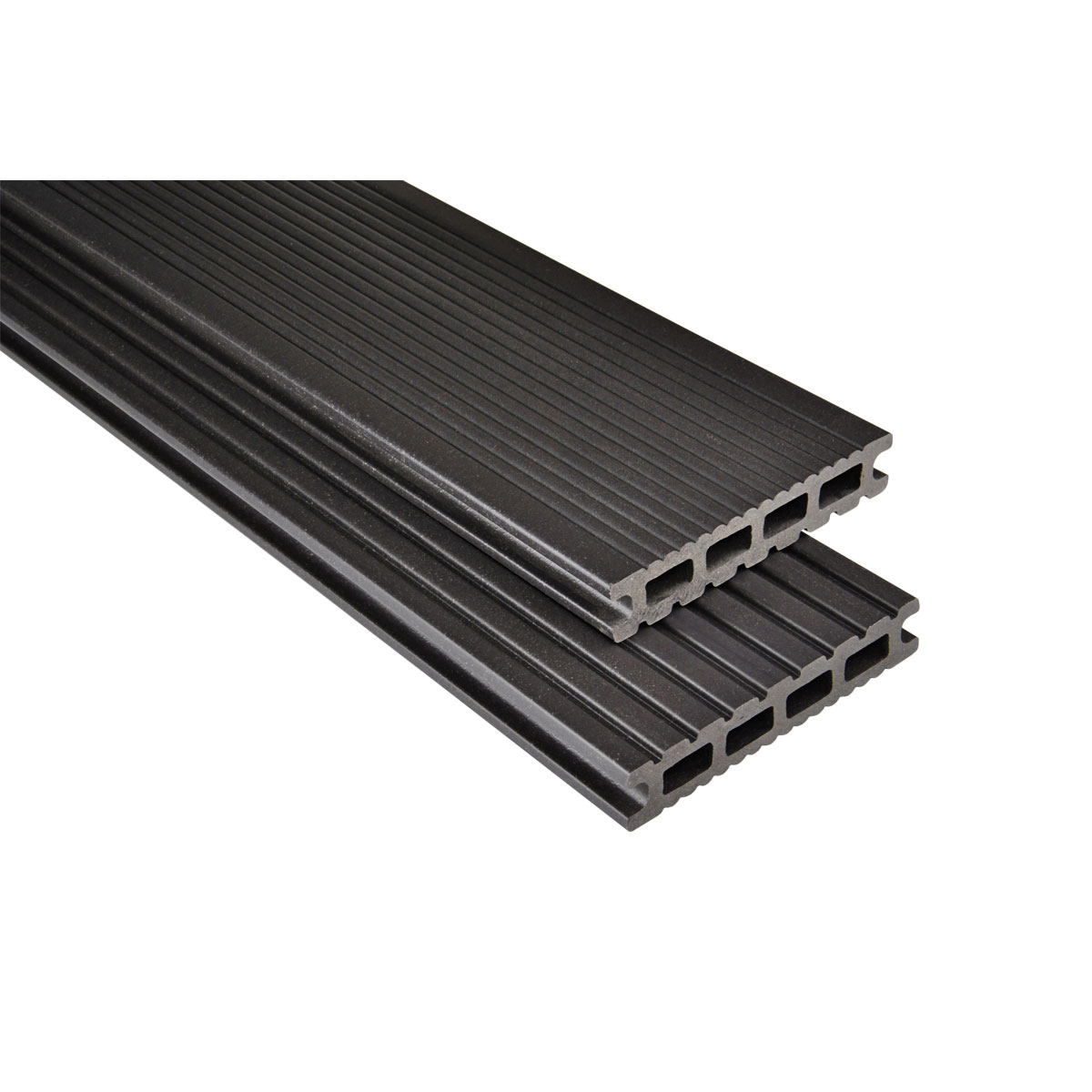 Kovalex WPC Terrassendiele Exklusiv graubraun mattiert 14,5 x 300 cm