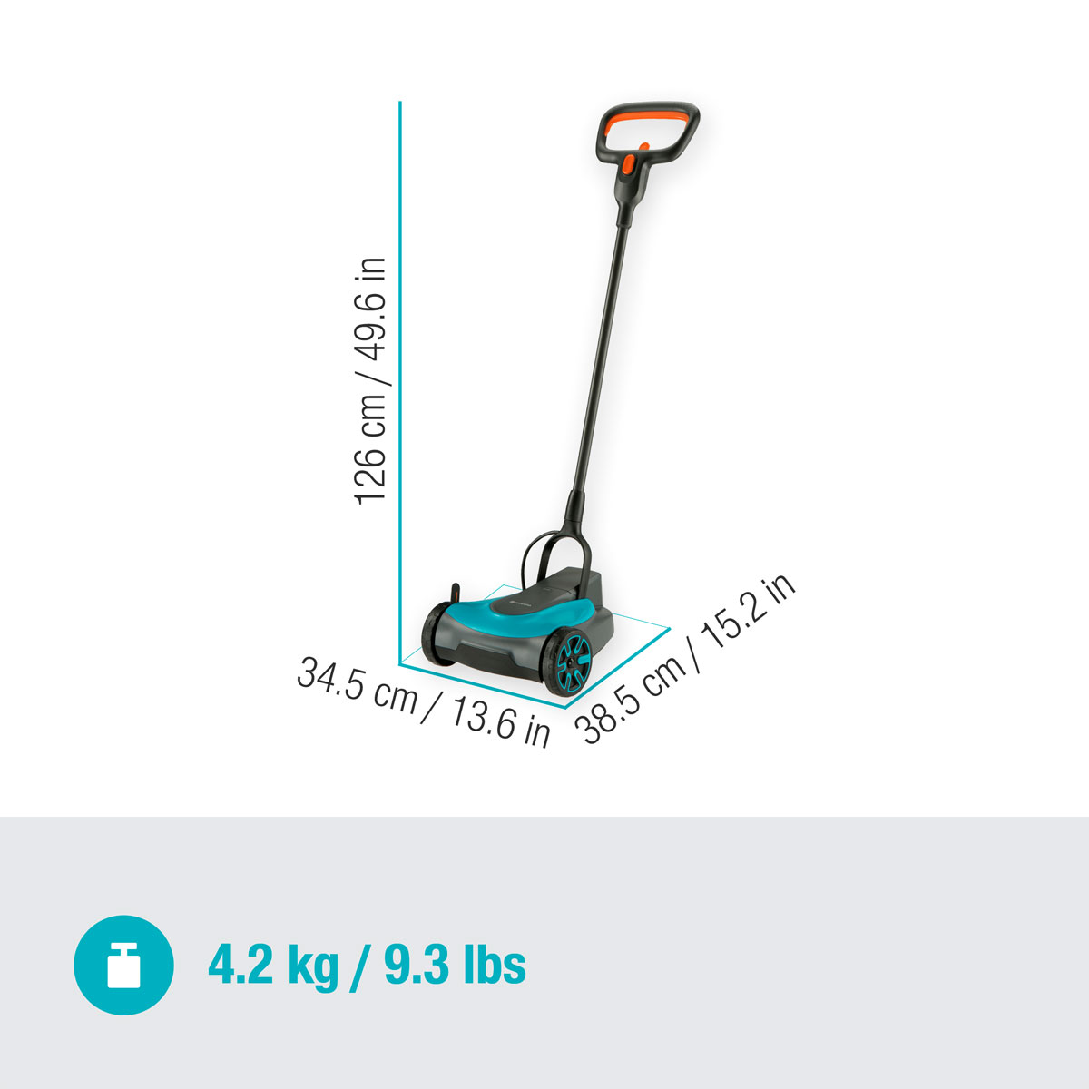 Gardena  Akku-Rasenmäher Handy Mower 22/18V P4A Solo Bild 7
