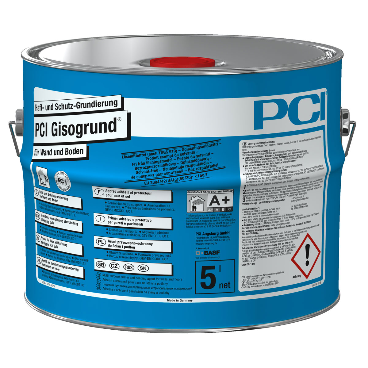 Grundierung Gisogrund 5 L Grundierung Gisogrund 5 L