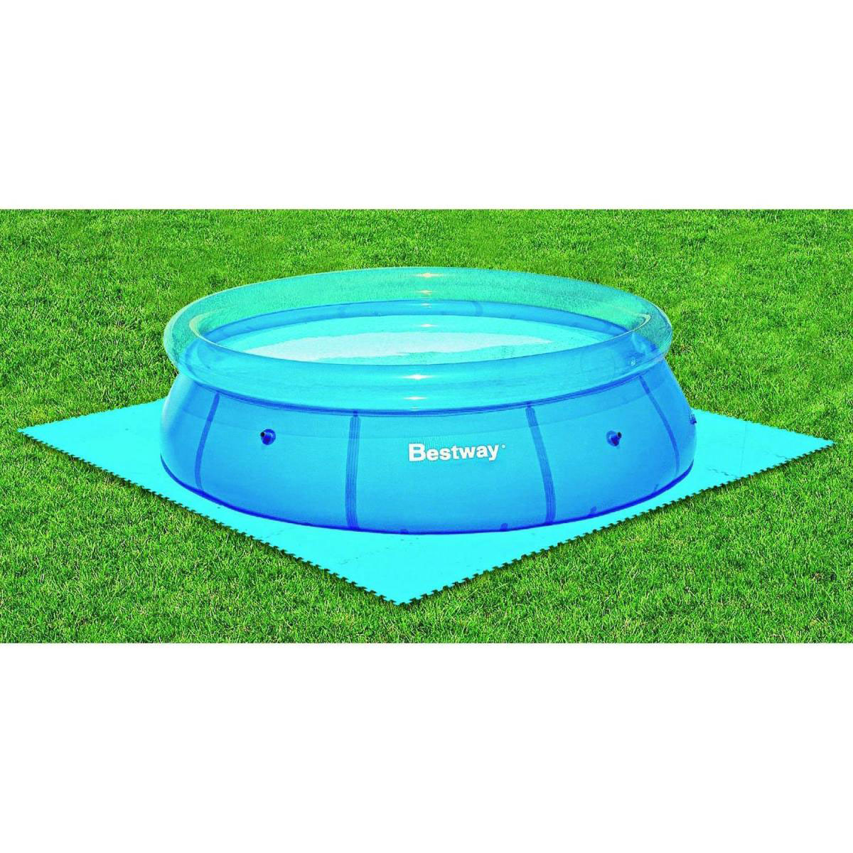 Bestway Pool Bodenschutz Fliesen-Set 50 x 50 cm 9er-Set Bild 2