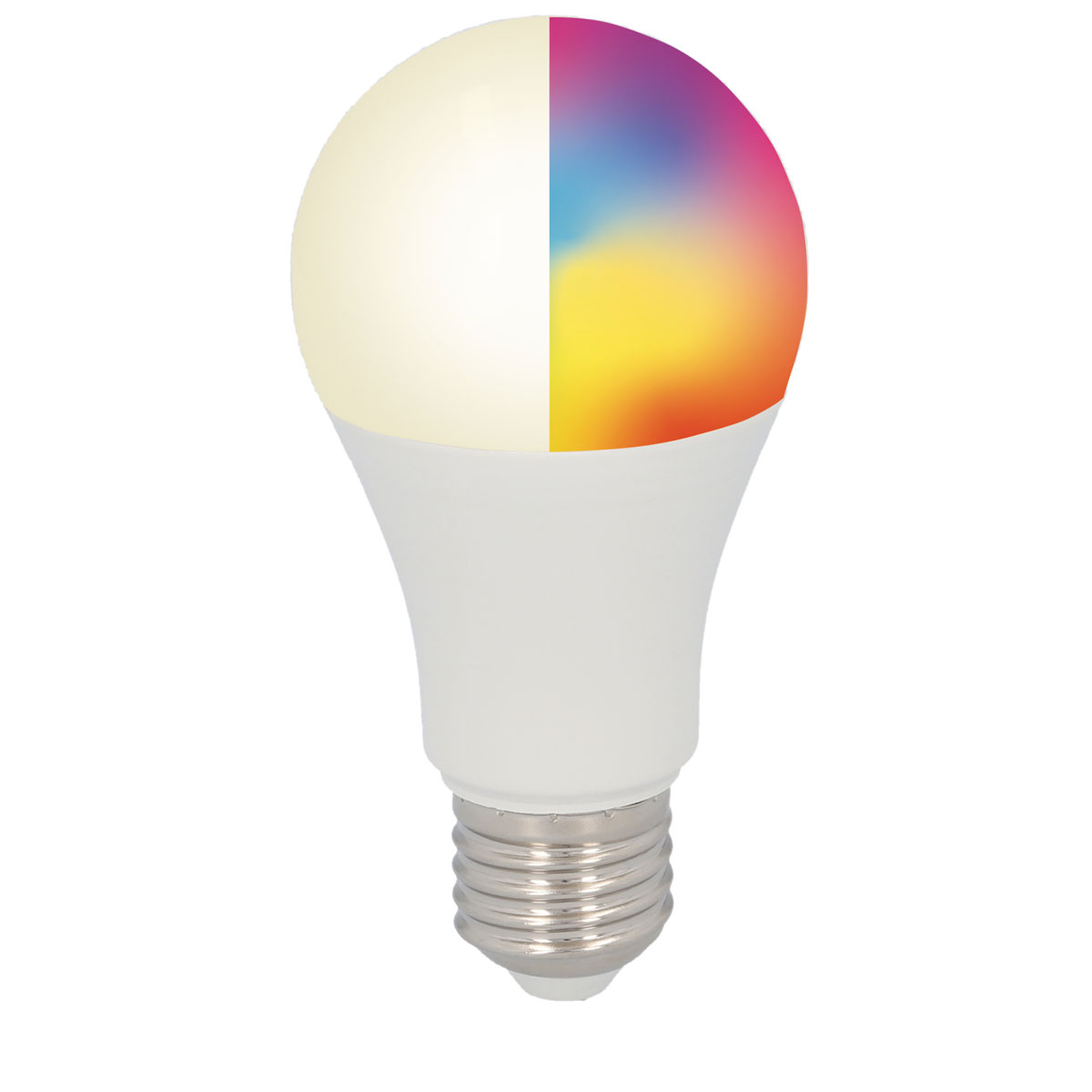 Unitec WIFI LED-Leuchtmittel Smart E27 10W RGB CCT dimmbar