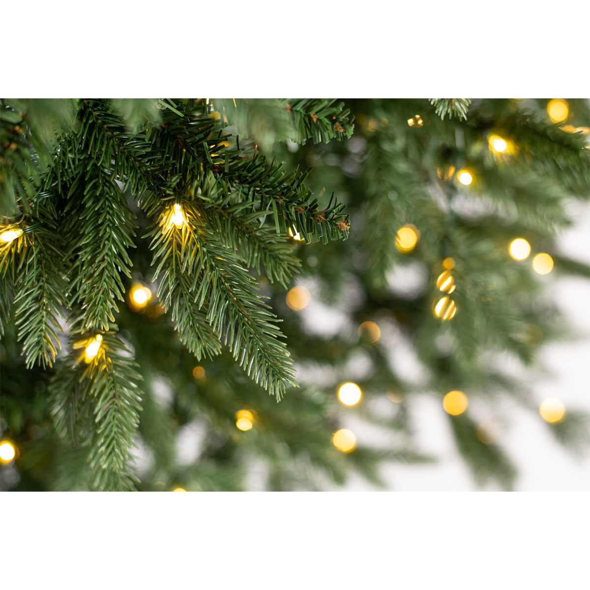 Künstlicher Weihnachtsbaum Sherwood Fichte inkl. LEDs 210 cm Grün Bild 5