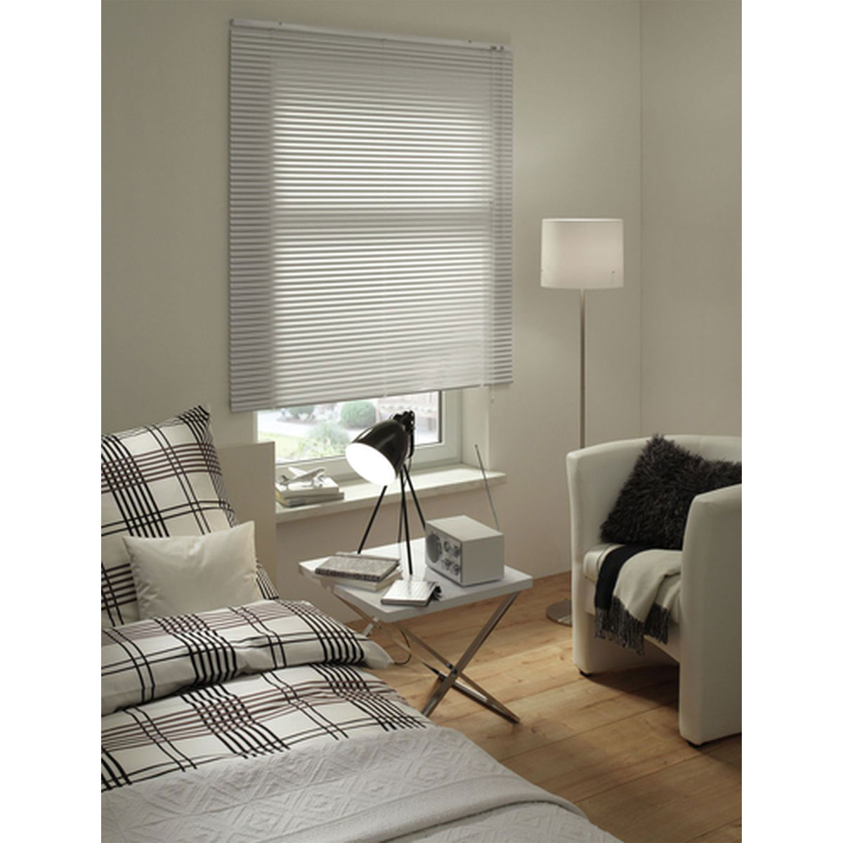 Gardinia Aluminium-Jalousie 80 x 130 cm weiß Bild 2