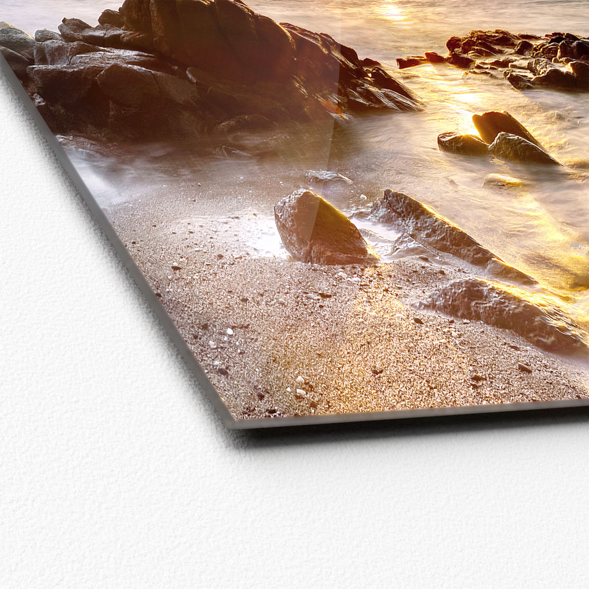 Glas-Art Island 30 x 30 Glasbild Bild 2