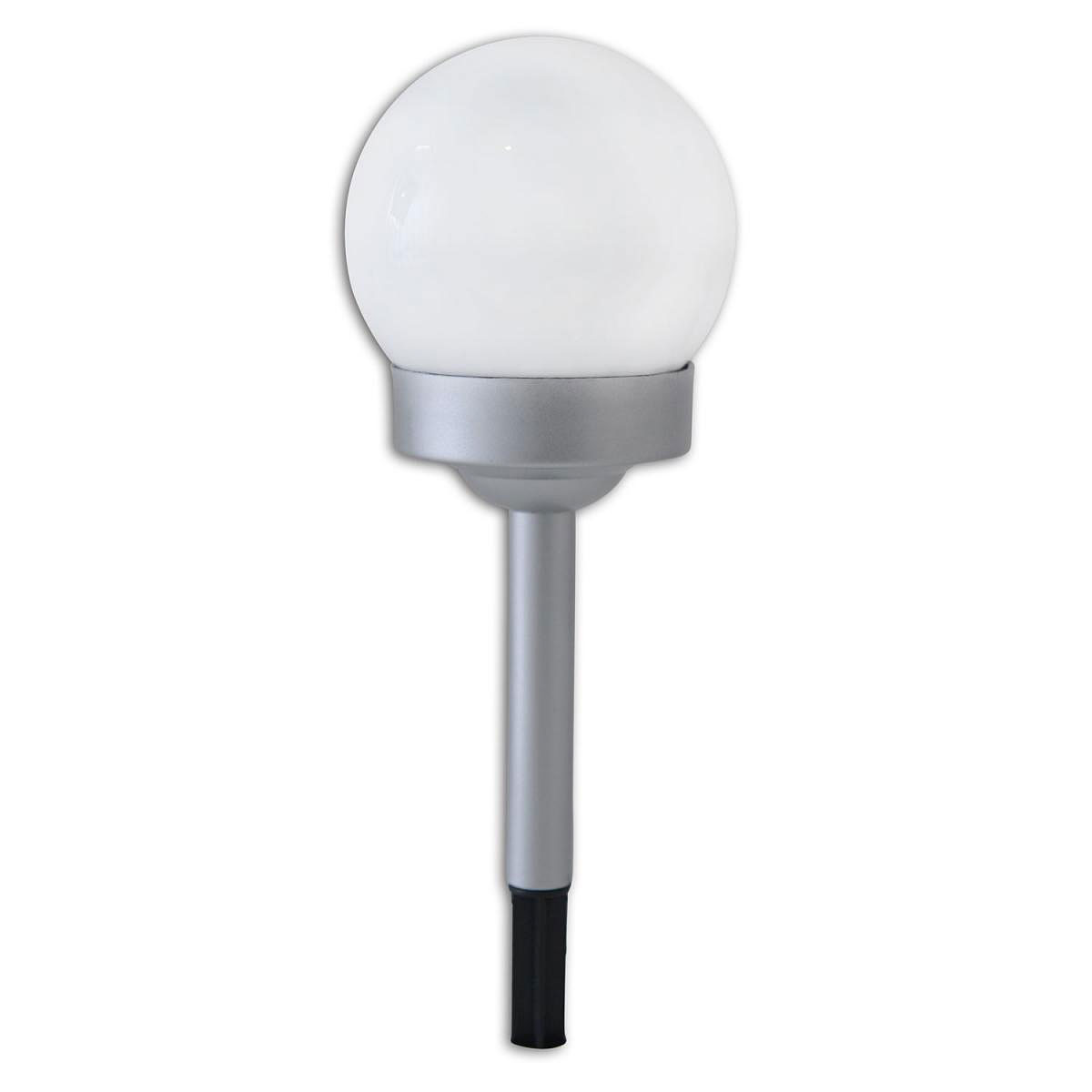 Flector Garten LED-Solar-Kugelleuchte weiß