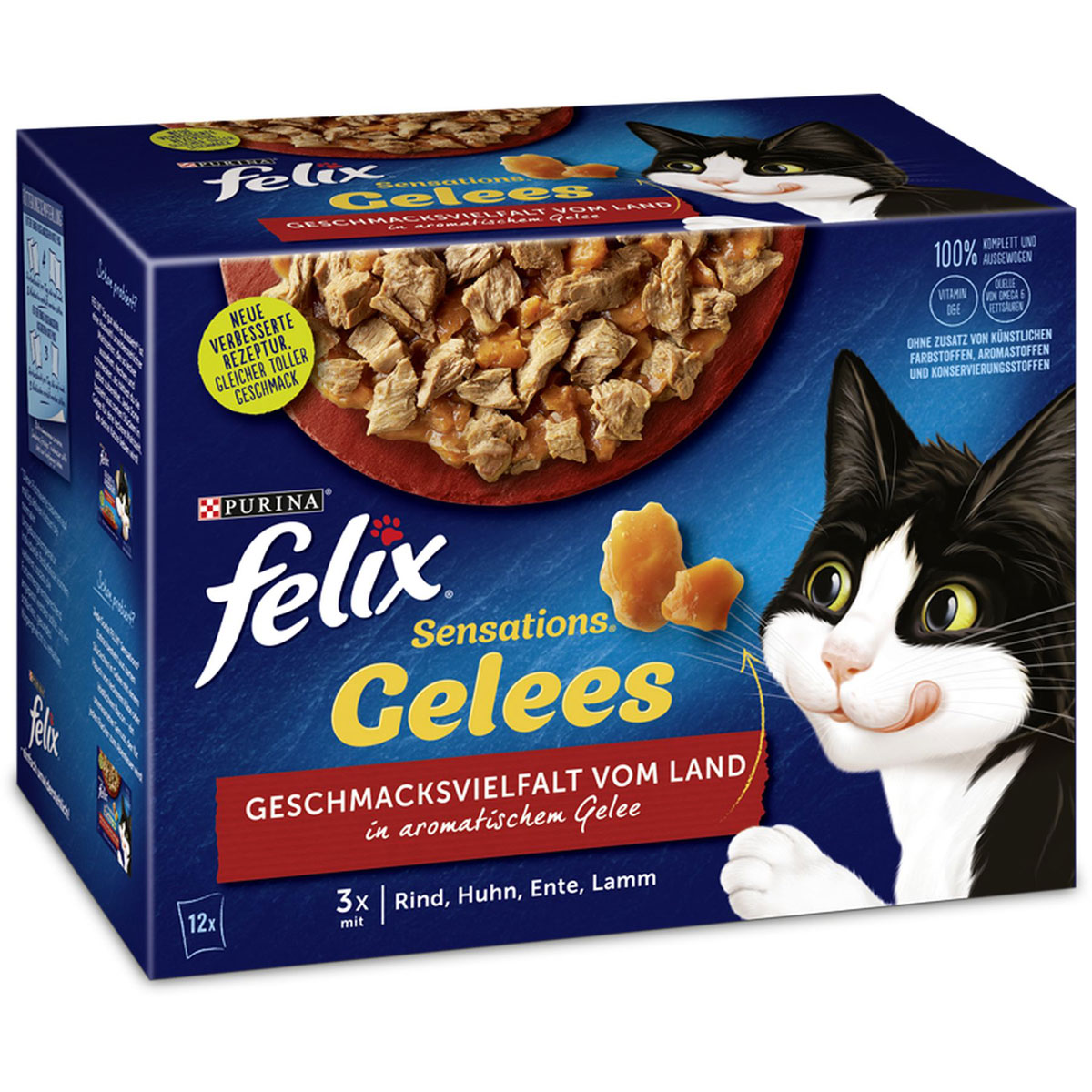 Felix Sensation Gelee vom Land 12 x 85g Portionsbeutel