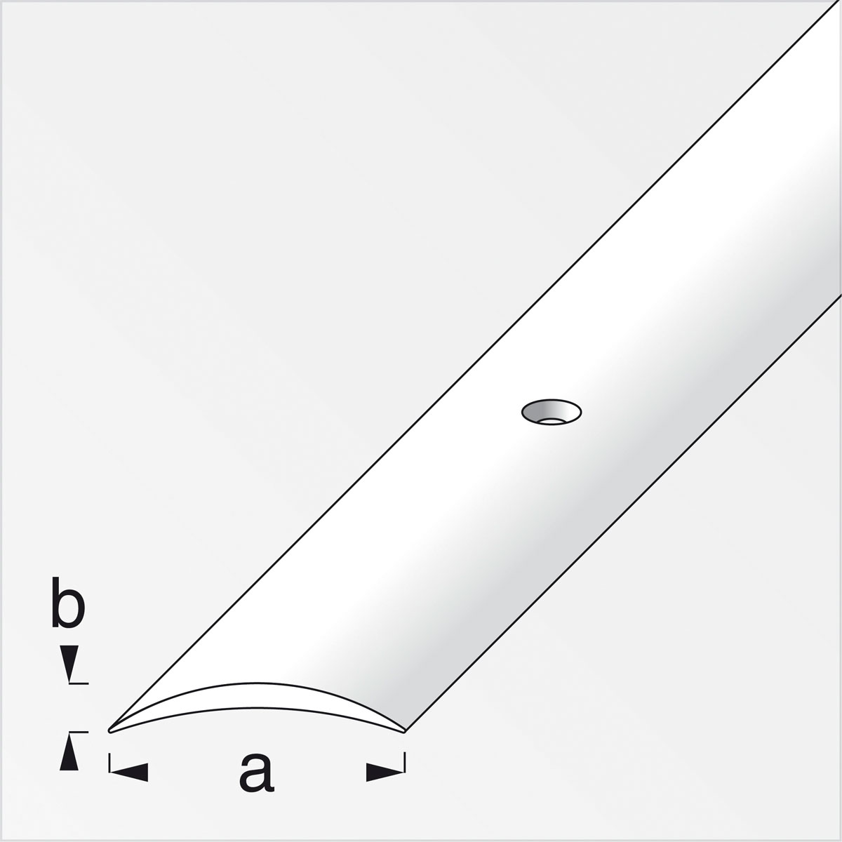 Alfer Z-Abschlussprofil 9 mm 1m messing Bild 2