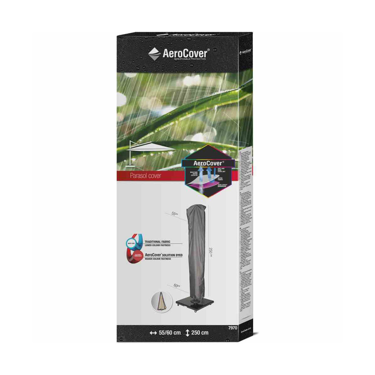 A-Schirmhülle AeroCover 250 x 55/60 cm atmungsaktiv
