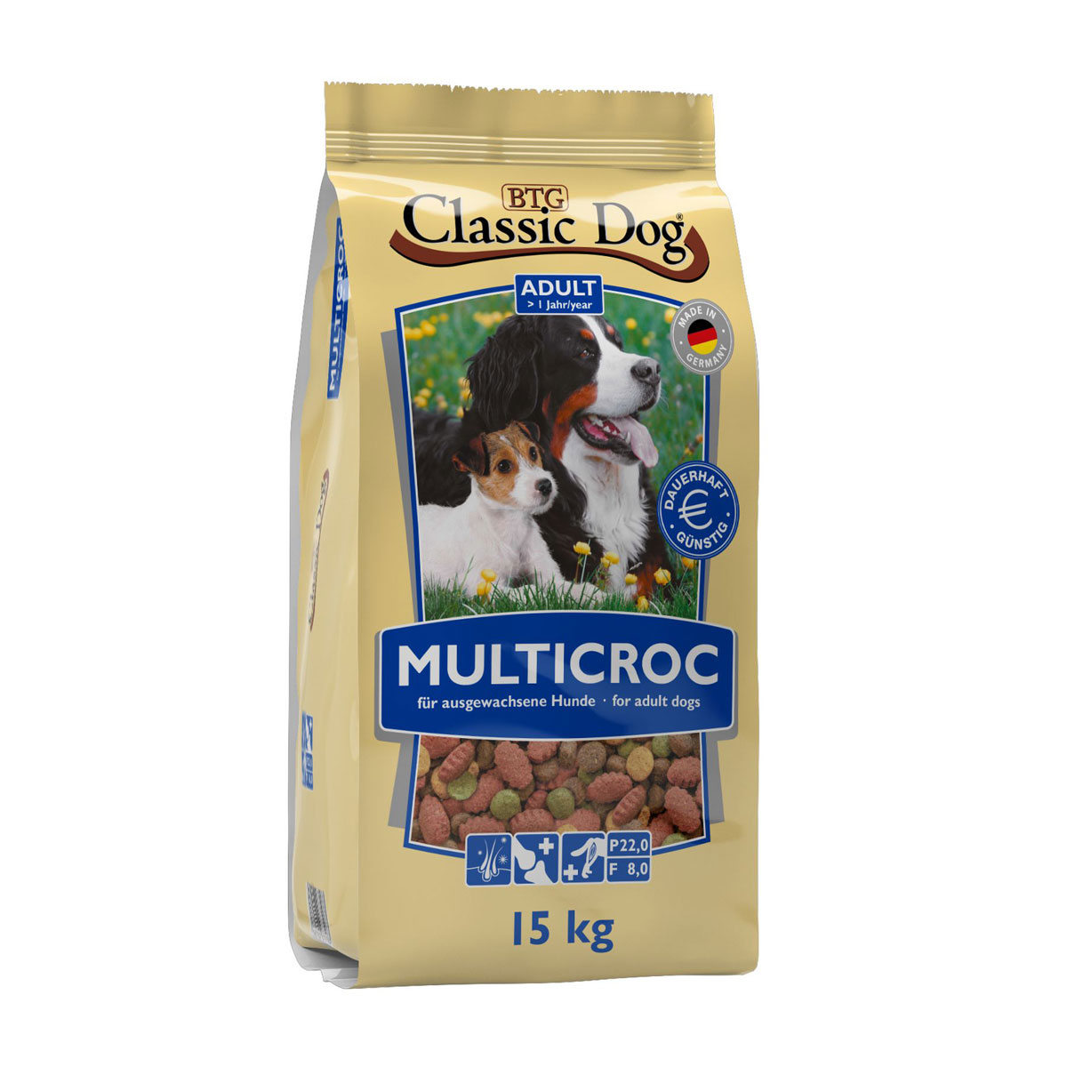 Classic Dog Trockenfutter Multicroc 15 kg Bild 2
