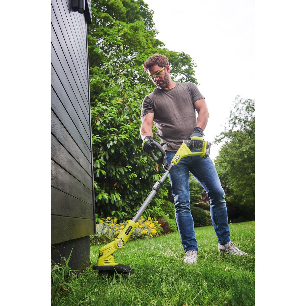 Ryobi  Hybrid-Rasentrimmer-Set RLT1831H25F inkl Akku und Ladegerät Bild 4