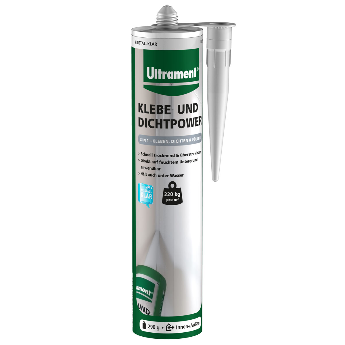 Ultrament Montagekleber Klebe und Dichtpower 470 g