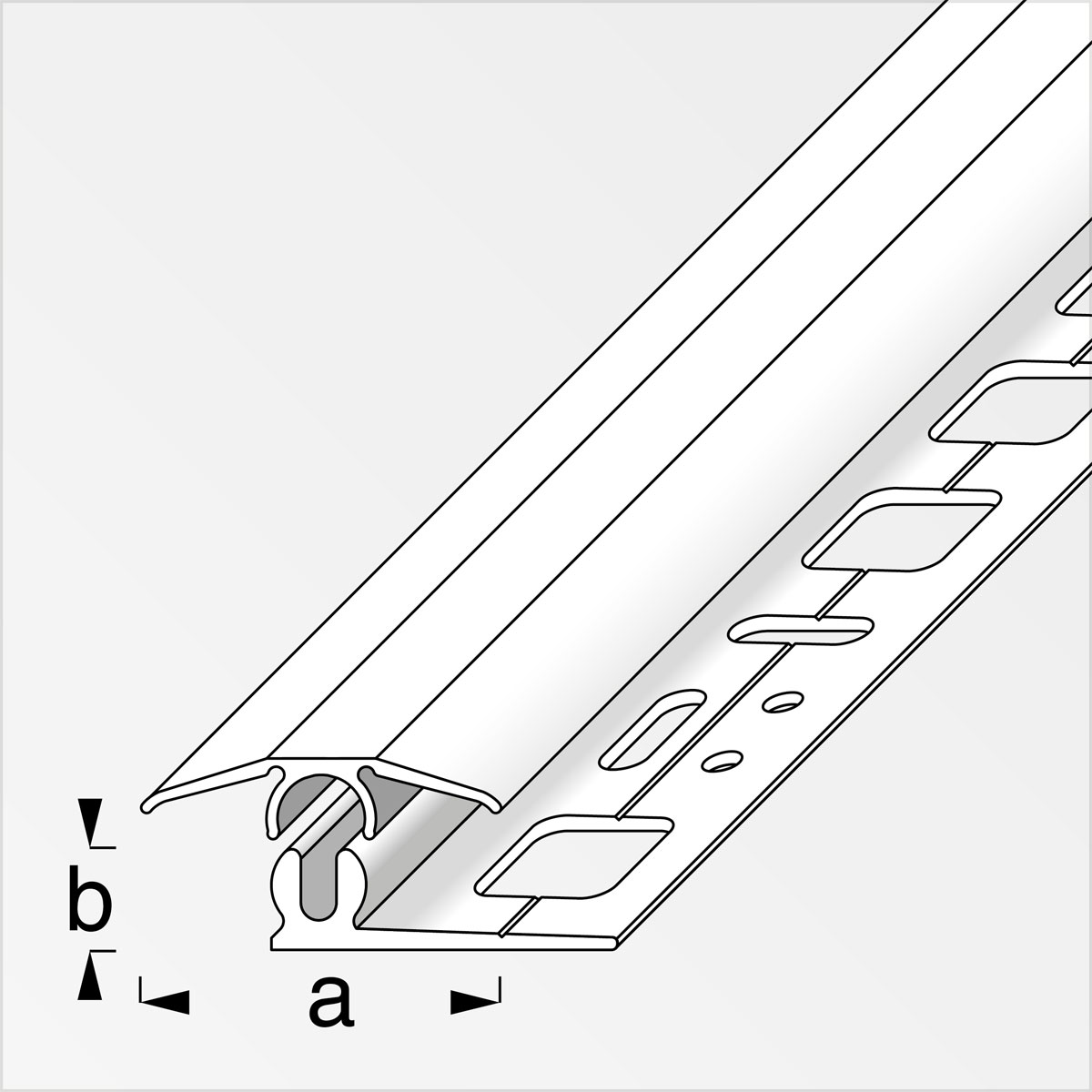 Alfer Übergangsprofil Clipstech-mini 25 mm 1m titan Bild 2