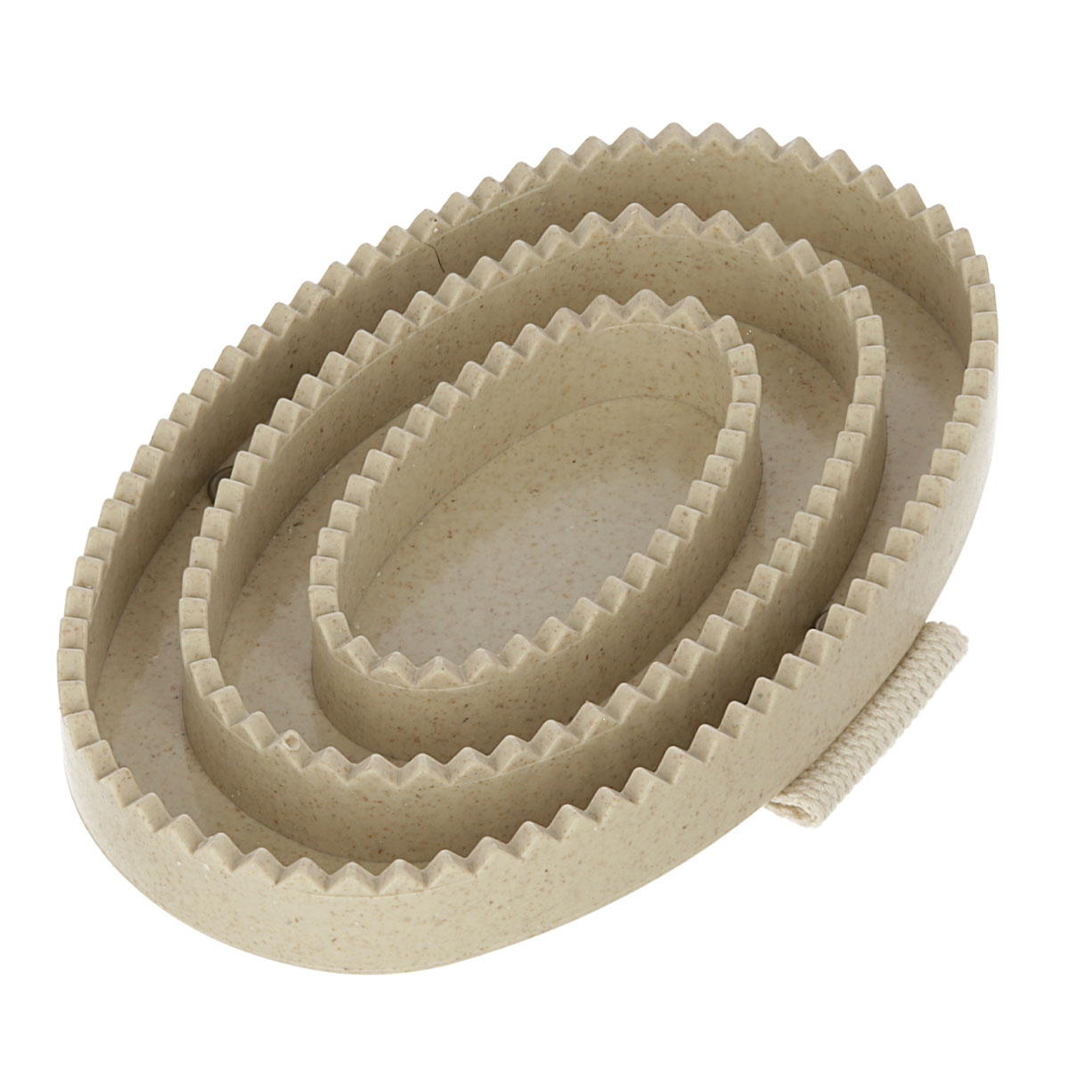 Kunststoffstriegel Water Lily 16 x 11 cm beige Bild 2