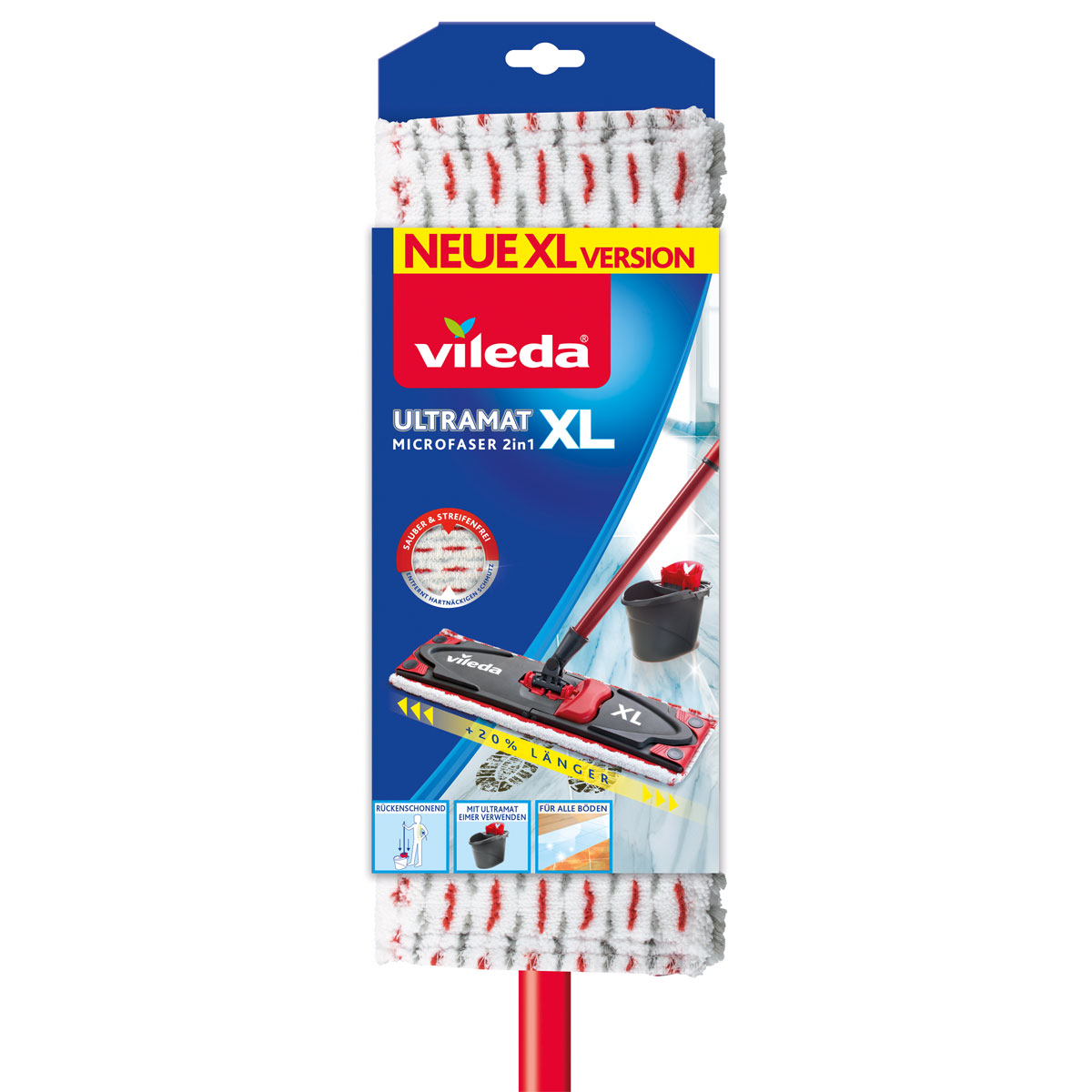 Vileda Bodenwischer Ultramat XL mit Teleskopstiel
