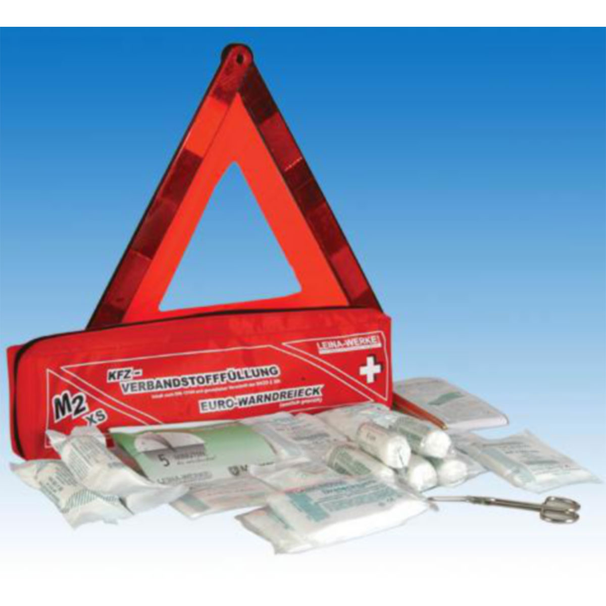 Kombitasche Mini Warndreieck und Verbandskasten