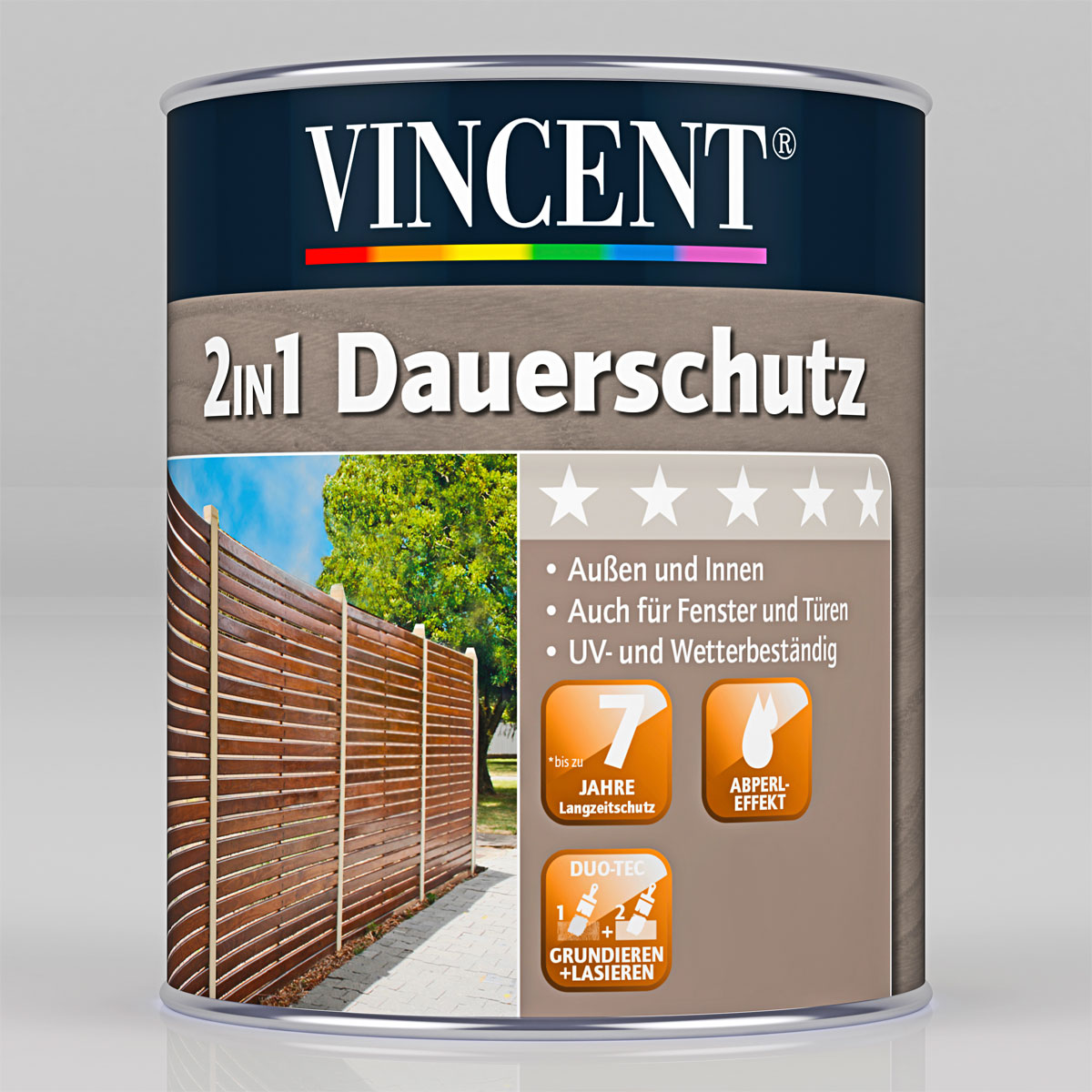 Vincent 2in1 Dauerschutz Natur 0,75 L Bild 1