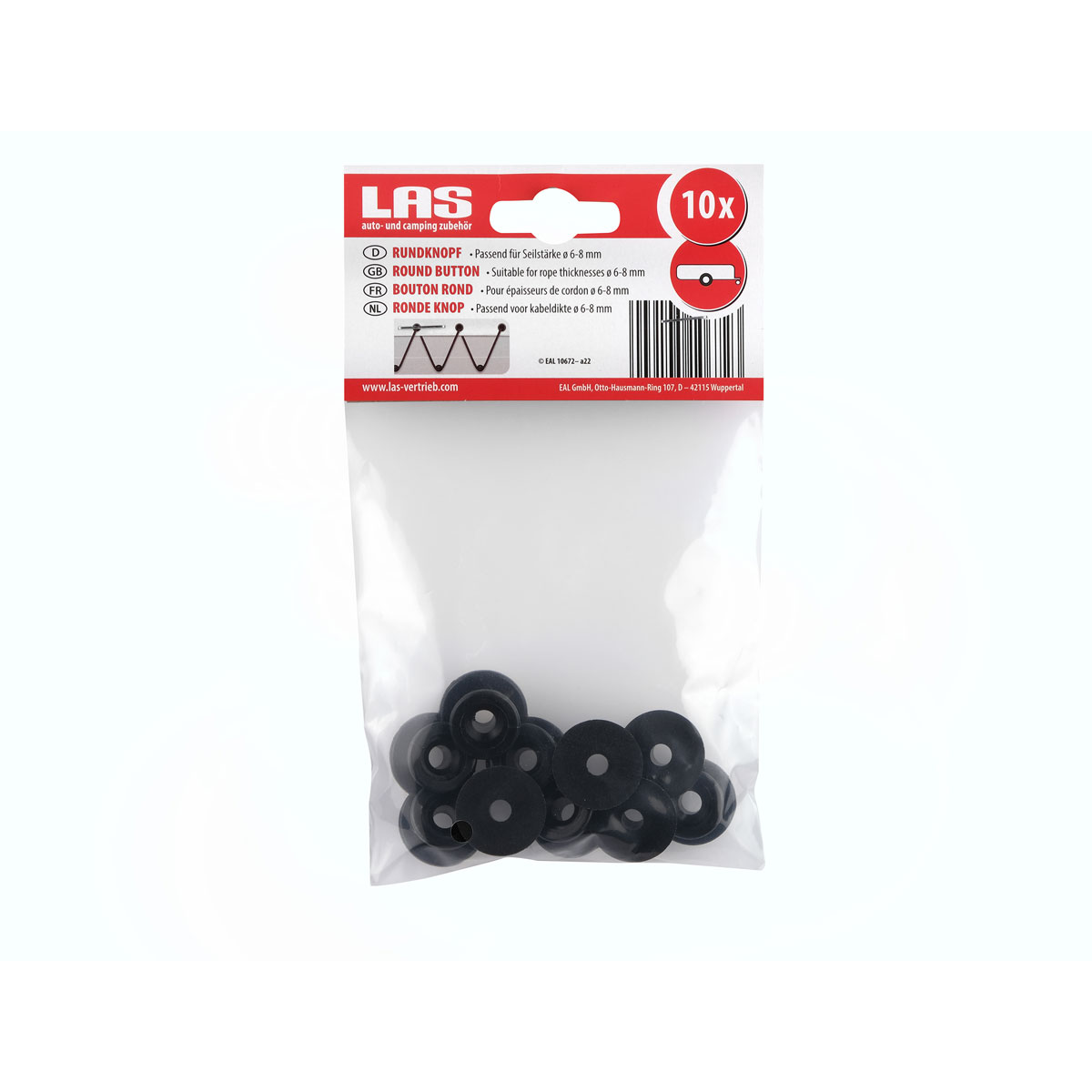 LAS 10672 Rundknopf 10- teilig  Bild 3