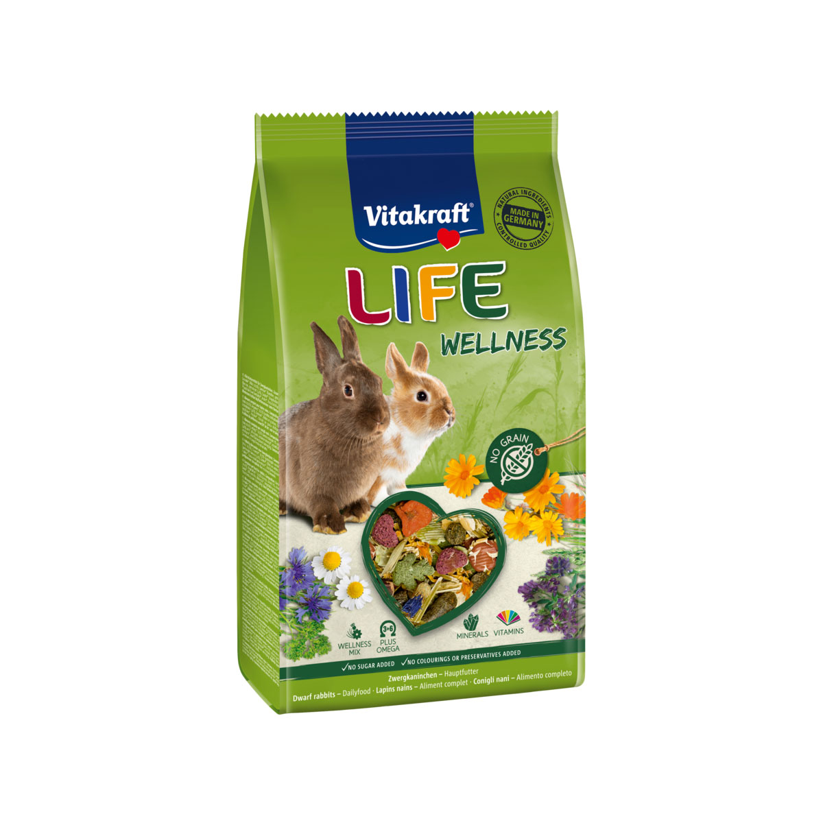 Vitakraft LIFE Wellness Futter ZK 600g