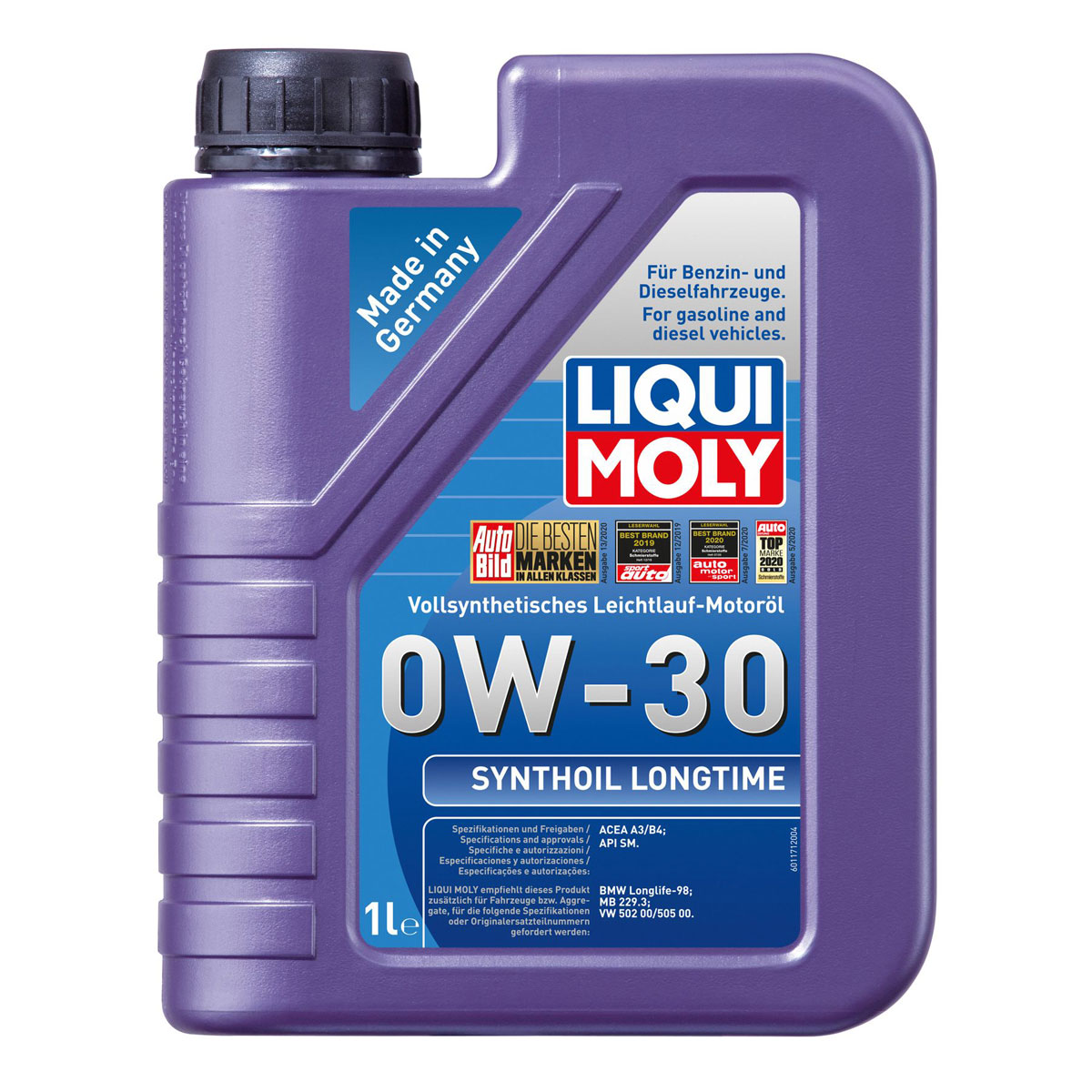 LIQUI MOLY 9503 Motoröl – Hochwertiges Motoröl Für Verschiedene Fahrzeuge