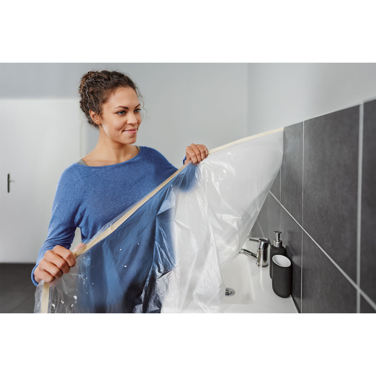 Tesa  Malerband Easy Cover Economy Refill XL 17 x 2,6 m Bild 2