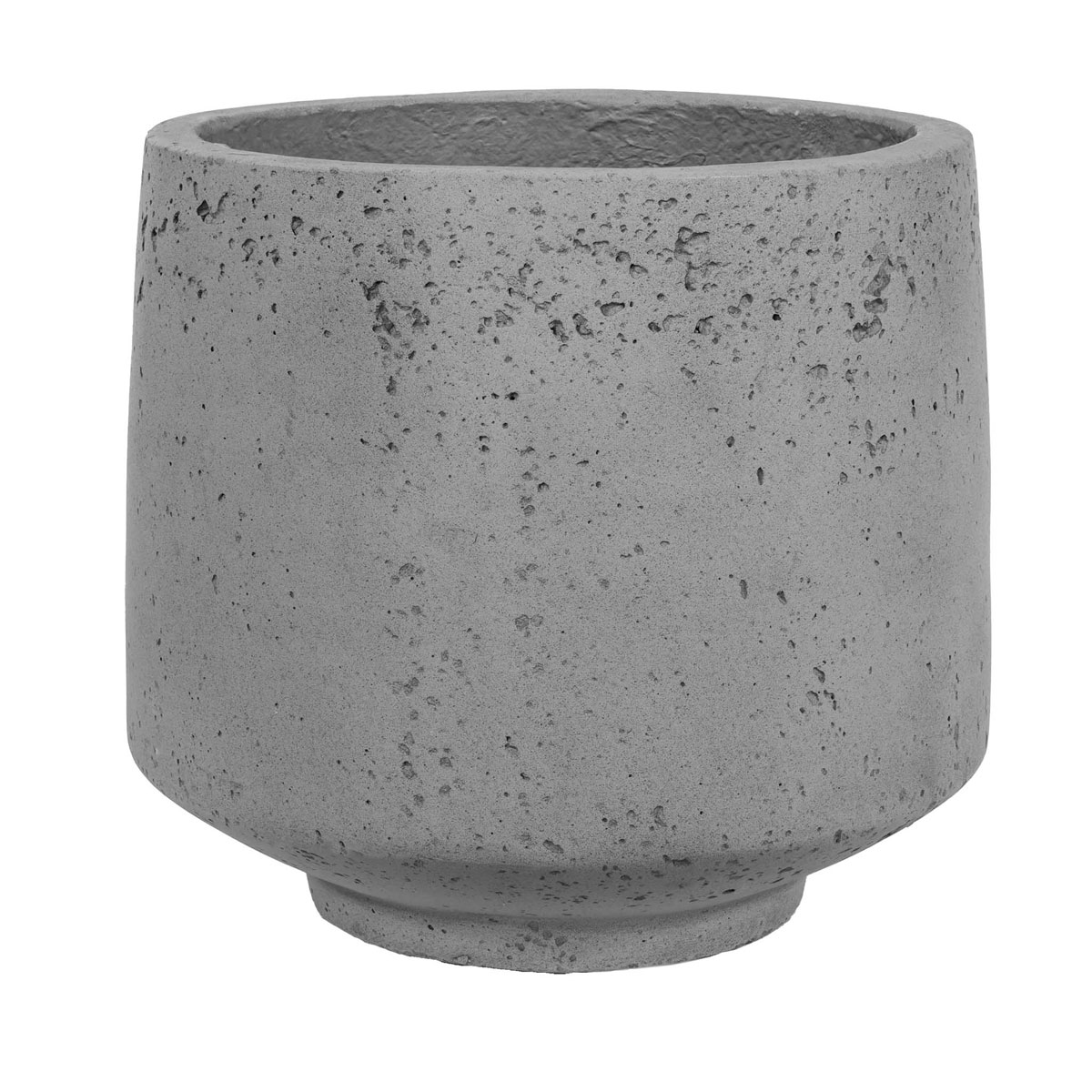 Haveson Pflanztopf PORES grau 32 x 32 x 29 cm Bild 1