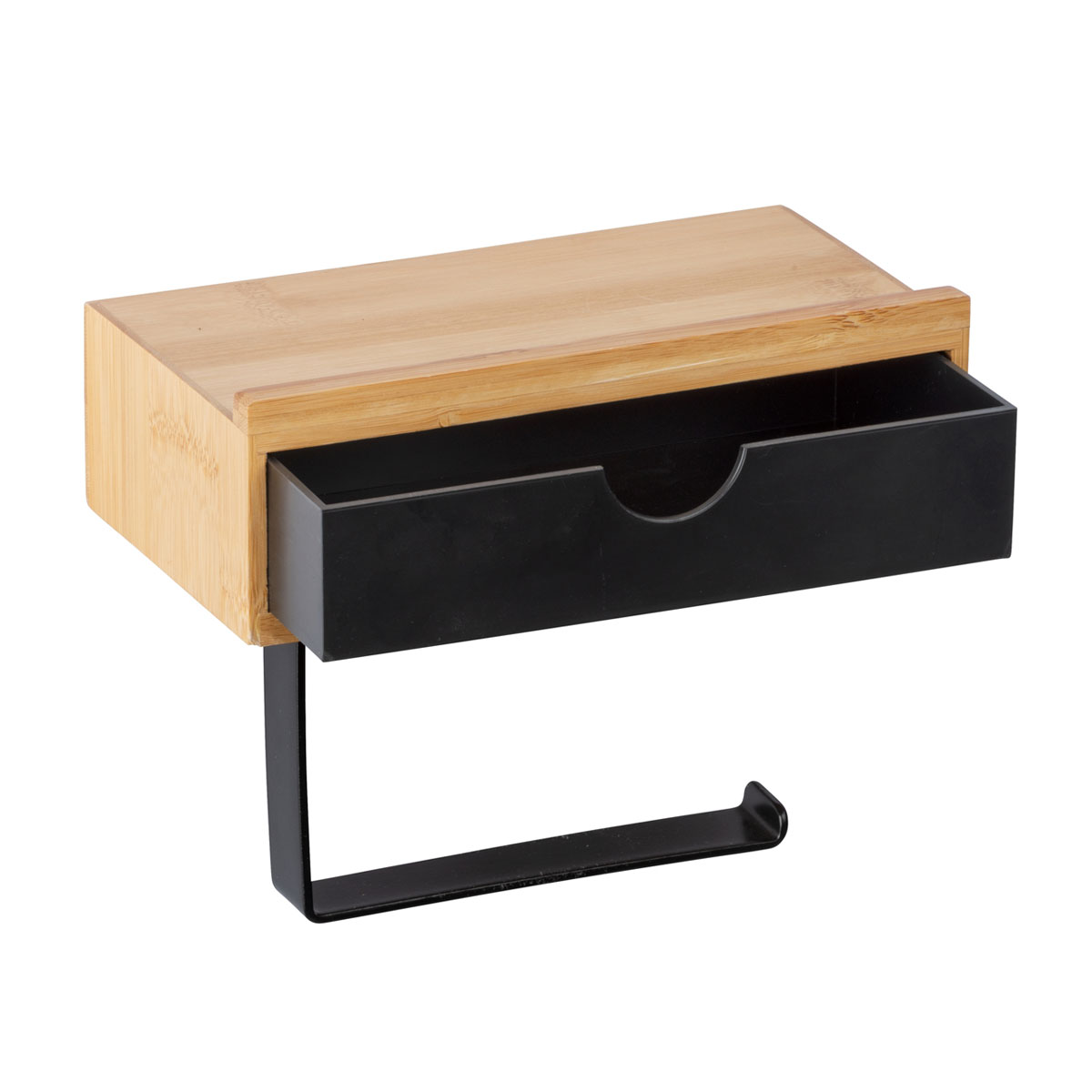 Wenko Toilettenpapierrollenhalter Bambusa