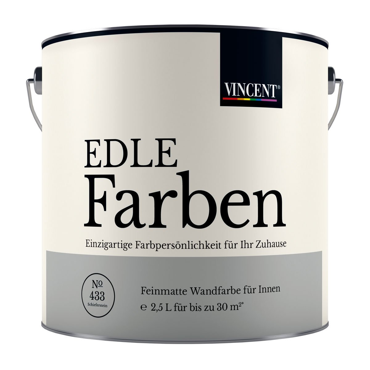 Vincent Wandfarbe Edle Farben Schieferstein 2,5 L Vincent Wandfarbe Edle Farben Schieferstein 2,5 L