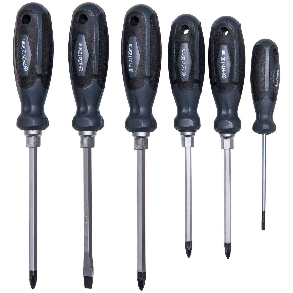 Basic Schraubendreher-Satz 6-teilig Basic Schraubendreher-Satz 6-teilig