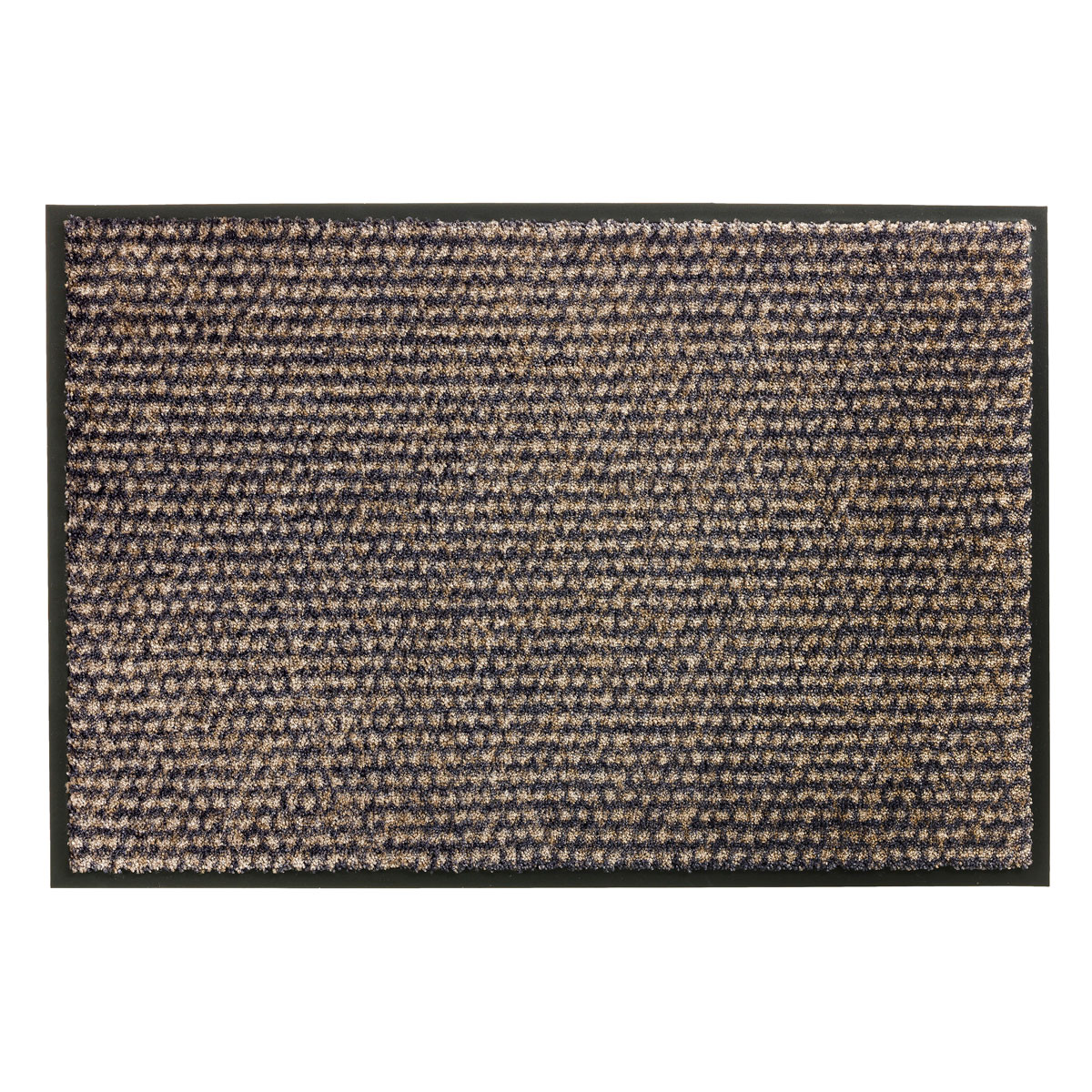 Schöner Wohnen Schmutzfangmatte „Miami“, Punkte anthrazit-taupe, 67x100 cm